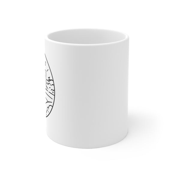 Wisconsin Mug - State Design White Ceramic Wisconsin Mug (11oz & 15oz)