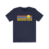 Jackson Hole, Wyoming T-Shirt - Retro Sunrise Adult Unisex Jackson Hole T Shirt