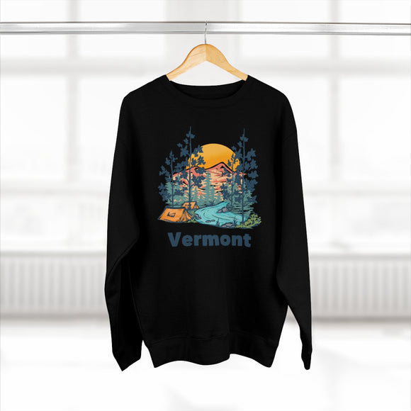 Premium Vermont Sweatshirt - Unisex Premium Crewneck Vermont Sweatshirt