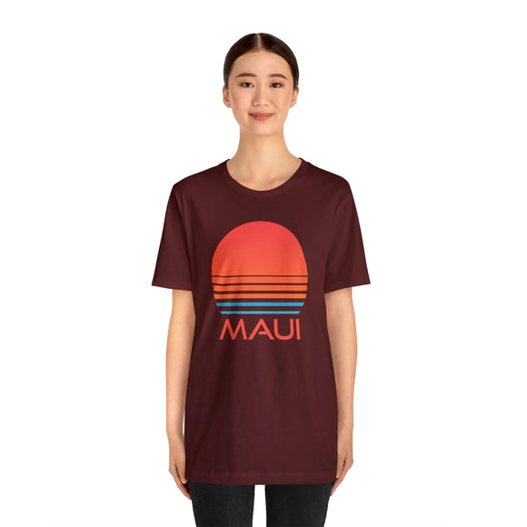 Maui, Hawaii T-Shirt - Retro 80s Unisex Maui Shirt