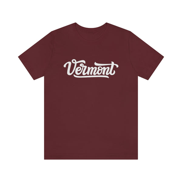 Vermont T-Shirt - Hand Lettered Unisex Vermont Shirt