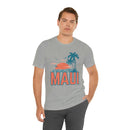 Maui, Hawaii T-Shirt - Retro Palm Tree & Beach Unisex Maui Shirt-66