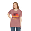 Beach Bum T-Shirt - Retro Palm Tree Unisex Beach Bum Shirt