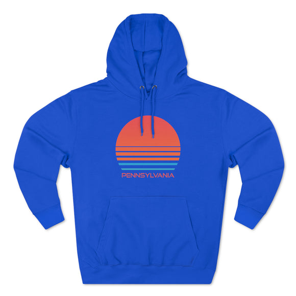 Premium Pennsylvania Hoodie - Retro 80s Unisex Sweatshirt