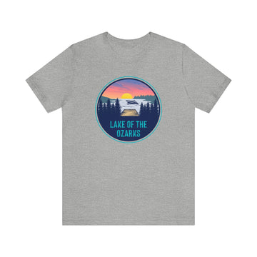 Buy athletic-heather Lake of the Ozarks, Missouri T-Shirt - Adult Unisex Tee