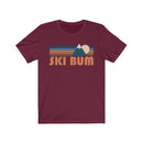 Ski Bum T-Shirt - Retro Mountain Adult Unisex Ski Bum T Shirt-7