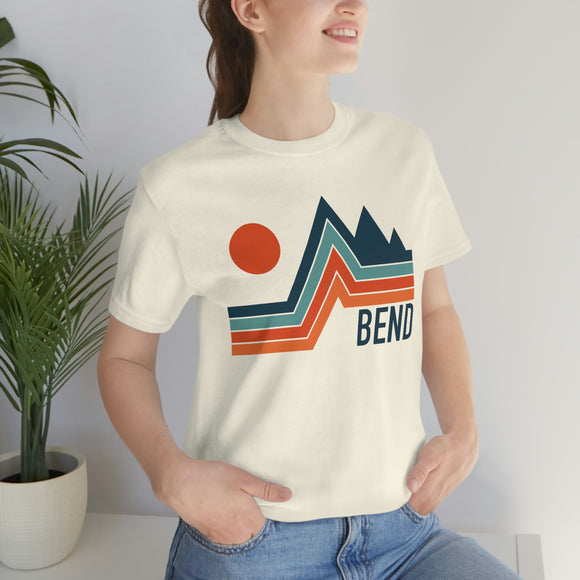 Bend, Oregon T-Shirt - Retro Mountain Unisex Bend Shirt
