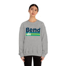 Bend, Oregon Sweatshirt - Retro Trees Unisex-18