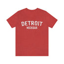 Detroit, Michigan Shirt - Paint Text Unisex Detroit T-Shirt-21