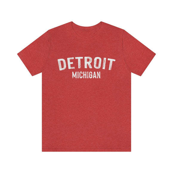 Detroit, Michigan Shirt - Paint Text Unisex Detroit T-Shirt