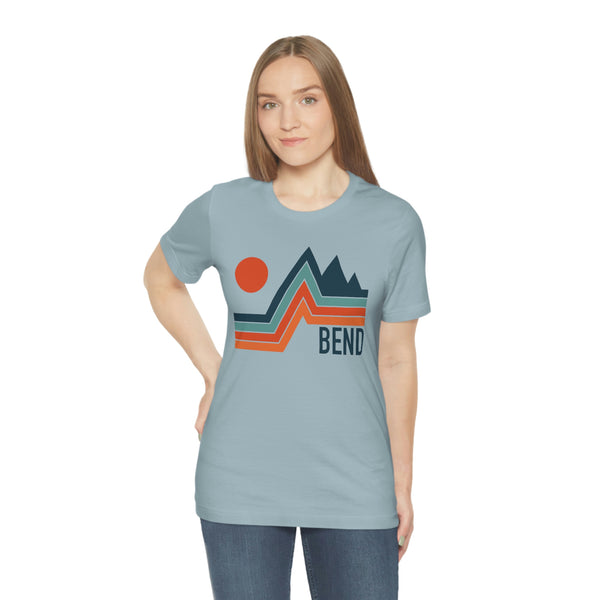 Bend, Oregon T-Shirt - Retro Mountain Unisex Bend Shirt