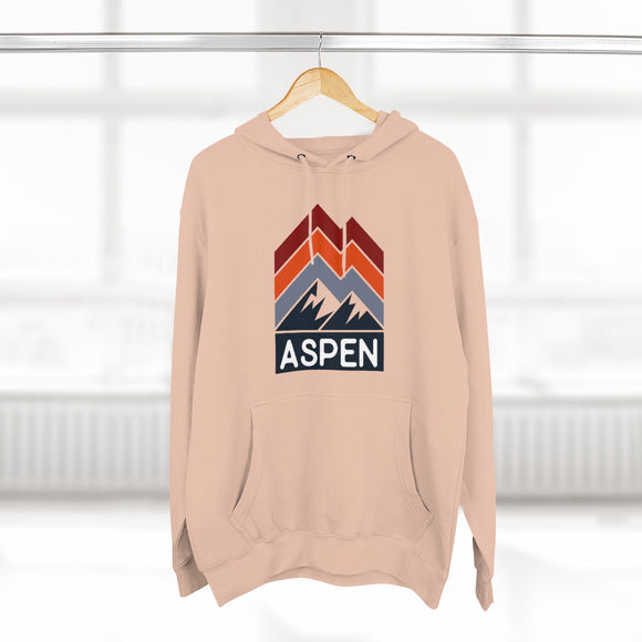 Premium Aspen, Colorado Hoodie - Retro Unisex Sweatshirt