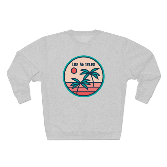 Premium Los Angeles, California Crewneck Sweatshirt - Retro Unisex Sweatshirt