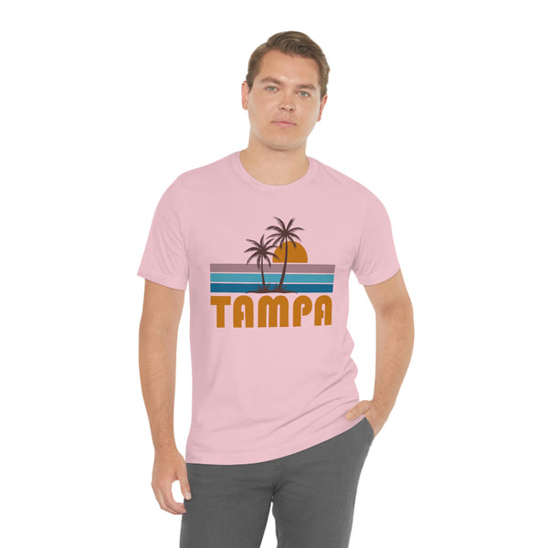 Tampa, Florida T-Shirt - Retro Palm Tree Unisex Tampa Shirt