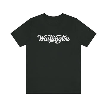 Buy vintage-black Washington T-Shirt - Hand Lettered Unisex Washington Shirt