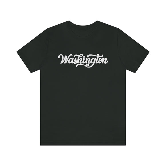 Washington T-Shirt - Hand Lettered Unisex Washington Shirt