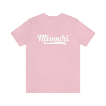 Buy pink Missouri T-Shirt - Hand Lettered Unisex Missouri Shirt