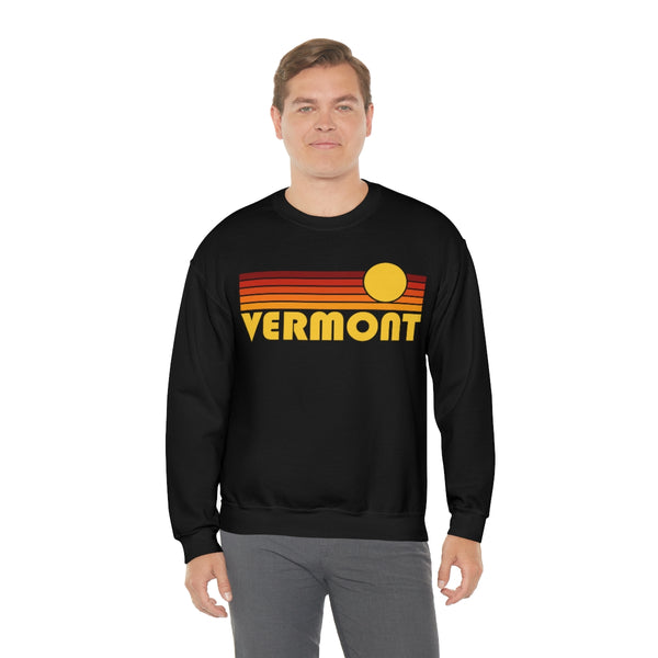 Vermont Sweatshirt - Retro Sunset Unisex