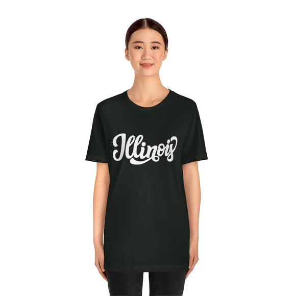 Illinois T-Shirt - Hand Lettered Unisex Illinois Shirt