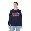 Truckee, California Sweatshirt - Retro Mountain Unisex-29