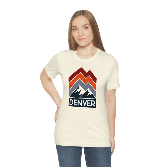 Denver, Colorado T-Shirt - Retro Mountain Unisex Denver Shirt