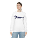 Denver, Colorado Sweatshirt - Script Unisex-5