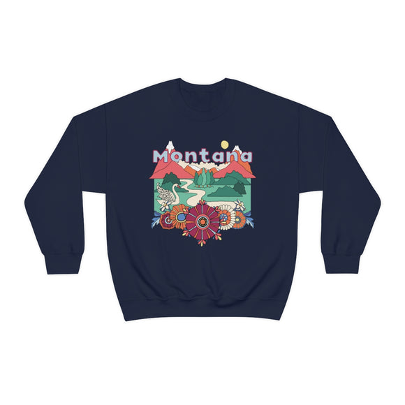 Montana Sweatshirt - Boho / Hippie Unisex
