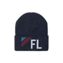 Florida Beanie - Adult Embroidered Retro Florida Knit Hat-1