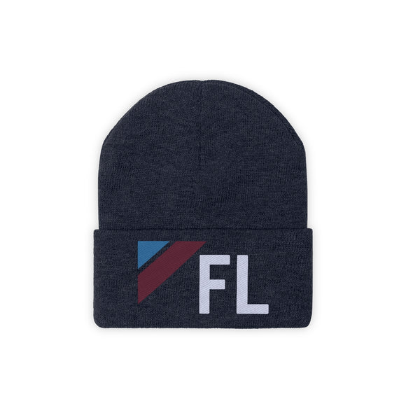 Florida Beanie - Adult Embroidered Retro Florida Knit Hat
