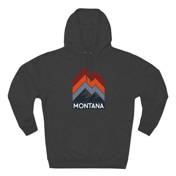 Buy charcoal-heather Premium Montana Hoodie - Retro Unisex Sweatshirt