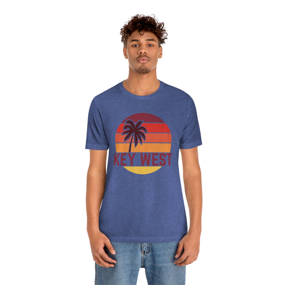 Key West, Florida T-Shirt - Retro Palm Tree Unisex Key West Shirt