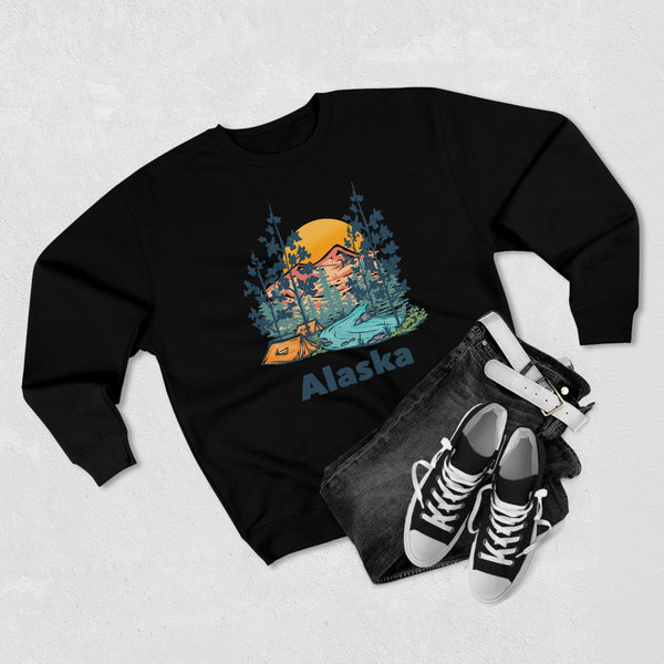 Copy of Premium Alaska Sweatshirt - Unisex Premium Crewneck Alaska Sweatshirt