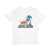 Jekyll Island, Georgia T-Shirt - Retro Palm Tree & Beach Unisex Jekyll Island Shirt