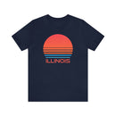 Illinois T-Shirt - Retro 80s Unisex Illinois Shirt-73