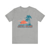 Jekyll Island, Georgia T-Shirt - Retro Palm Tree & Beach Unisex Jekyll Island Shirt