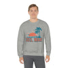 Del Mar, California Sweatshirt - Unisex Retro Palm Tree Crewneck Del Mar Sweatshirt
