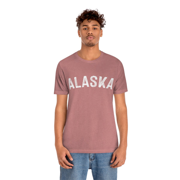Alaska T-Shirt - Paint Text Unisex Alaska Shirt