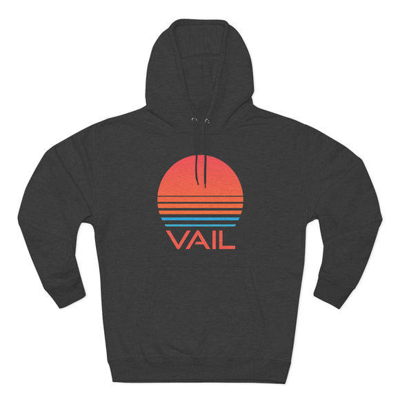 Premium Vail, Colorado Hoodie - Retro 80s Unisex Sweatshirt
