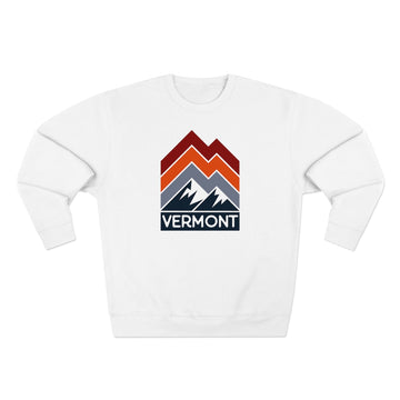 Premium Vermont Sweatshirt - Retro Unisex Premium Crewneck Vermont Sweatshirt