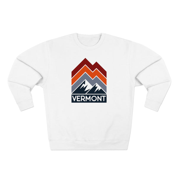 Premium Vermont Sweatshirt - Retro Unisex Premium Crewneck Vermont Sweatshirt