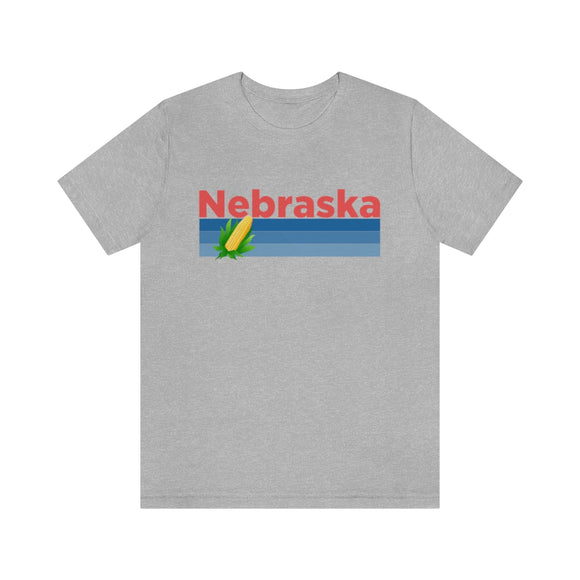 Nebraska T-Shirt - Retro Corn Unisex Nebraska Shirt