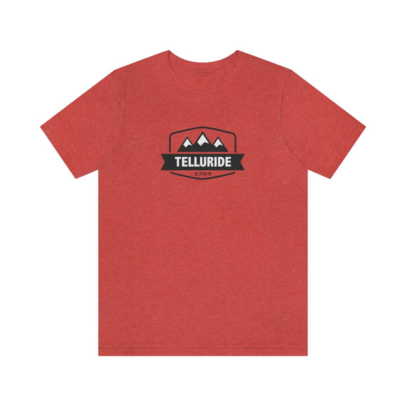 Telluride, Colorado T-Shirt - Altitude Badge Unisex Telluride Shirt