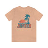 Jupiter, Florida T-Shirt - Retro Palm Tree & Beach Unisex Jupiter Shirt