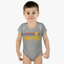 Austin Baby Bodysuit - Retro Sun Austin, Texas Baby Bodysuit-8