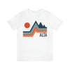 Alta, Utah T-Shirt - Retro Mountain Unisex Alta Shirt