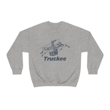 Buy sport-grey Truckee, California Sweatshirt - Ski Lift Unisex