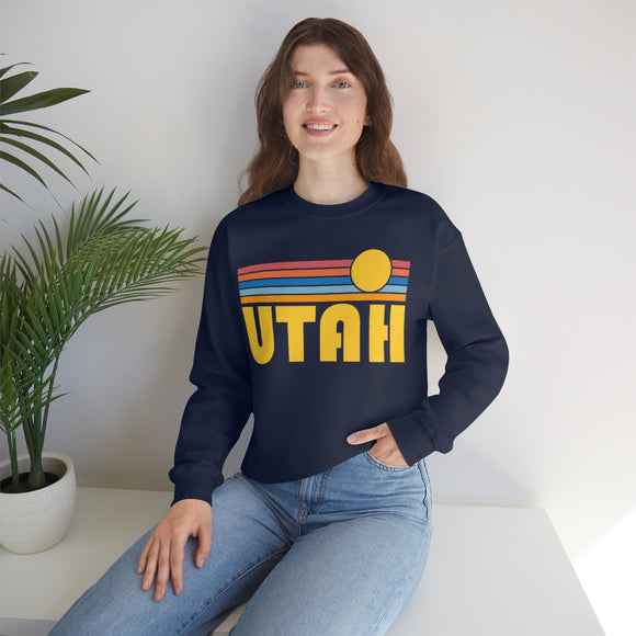 Utah Sweatshirt - Retro Sunrise Unisex