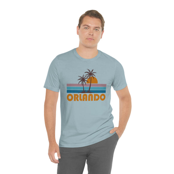 Orlando, Florida T-Shirt - Retro Palm Tree Unisex Orlando Shirt