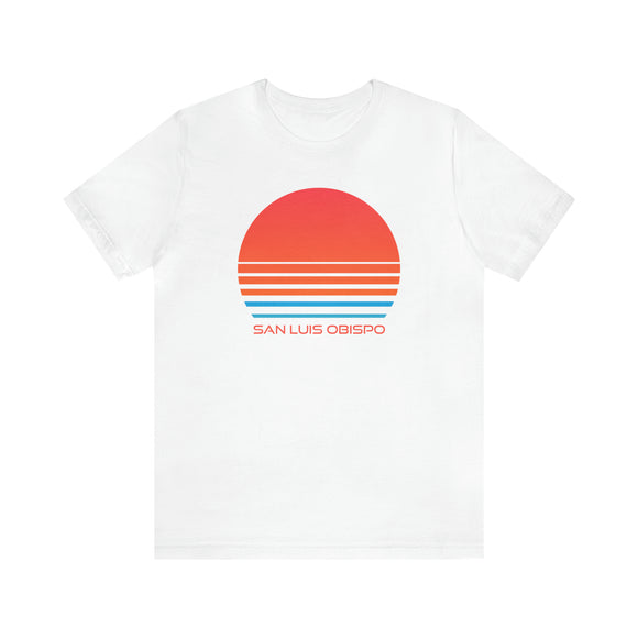 San Luis Obispo, California T-Shirt - Retro 80s Unisex San Luis Obispo Shirt