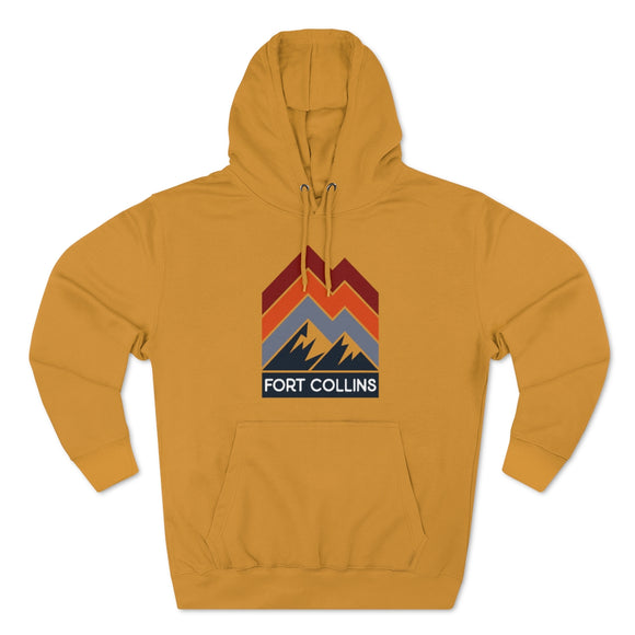 Premium Fort Collins, Colorado Hoodie - Retro Unisex Sweatshirt
